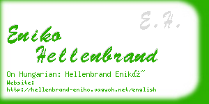 eniko hellenbrand business card